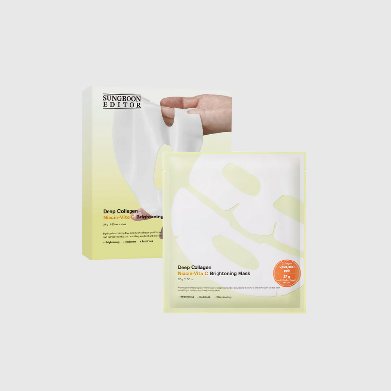 SUNGBOON EDITOR Deep Collagen Niacin Vita C Brightening Mask [4ea] SUNGBOON EDITOR