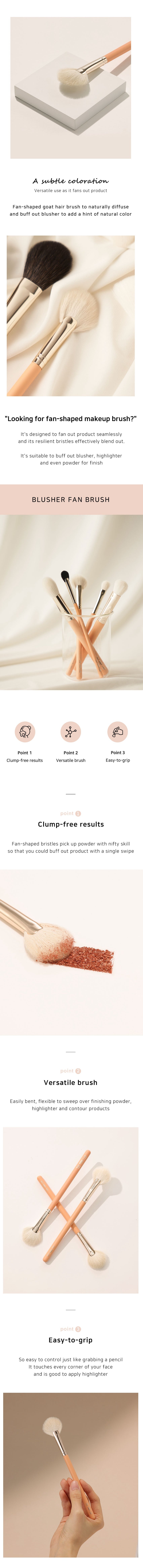 THE TOOL LAB 160 Blusher Fan STORE K BEAUTY