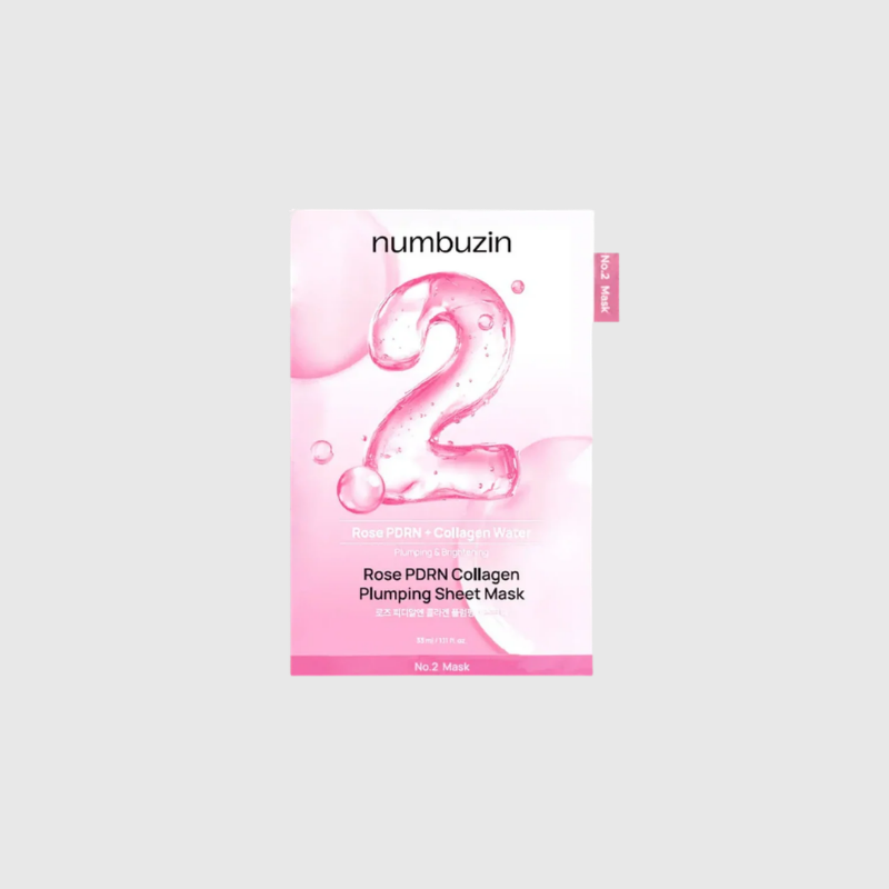 numbuzin No.2 Rose PDRN Collagen Plumping Sheet Mask numbuzin