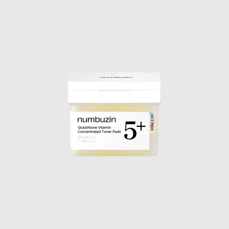 numbuzin No.5+ Glutathione Vitamin Concentrated Toner Pads numbuzin