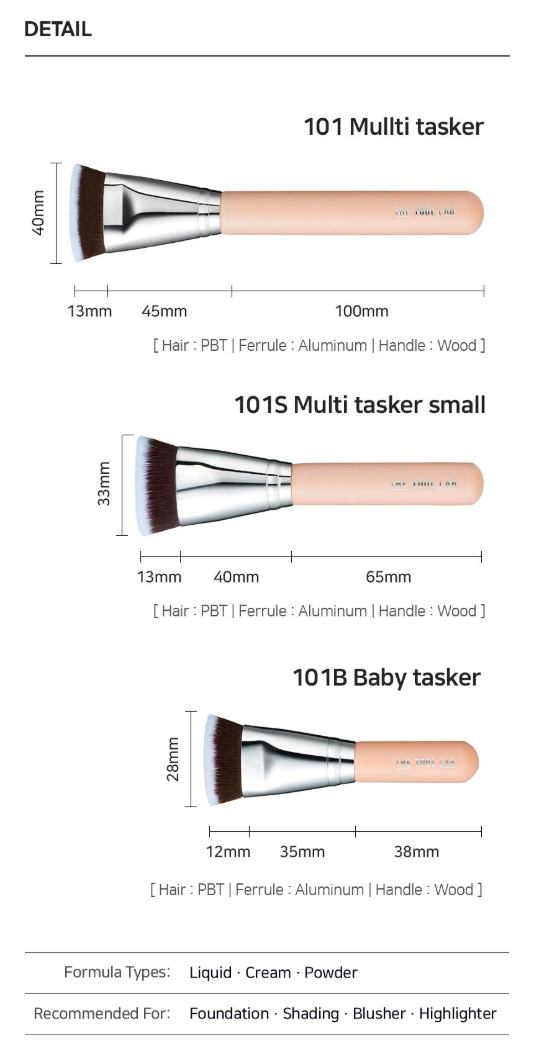 THE TOOL LAB 101 Multitasker Foundation THE TOOL LAB