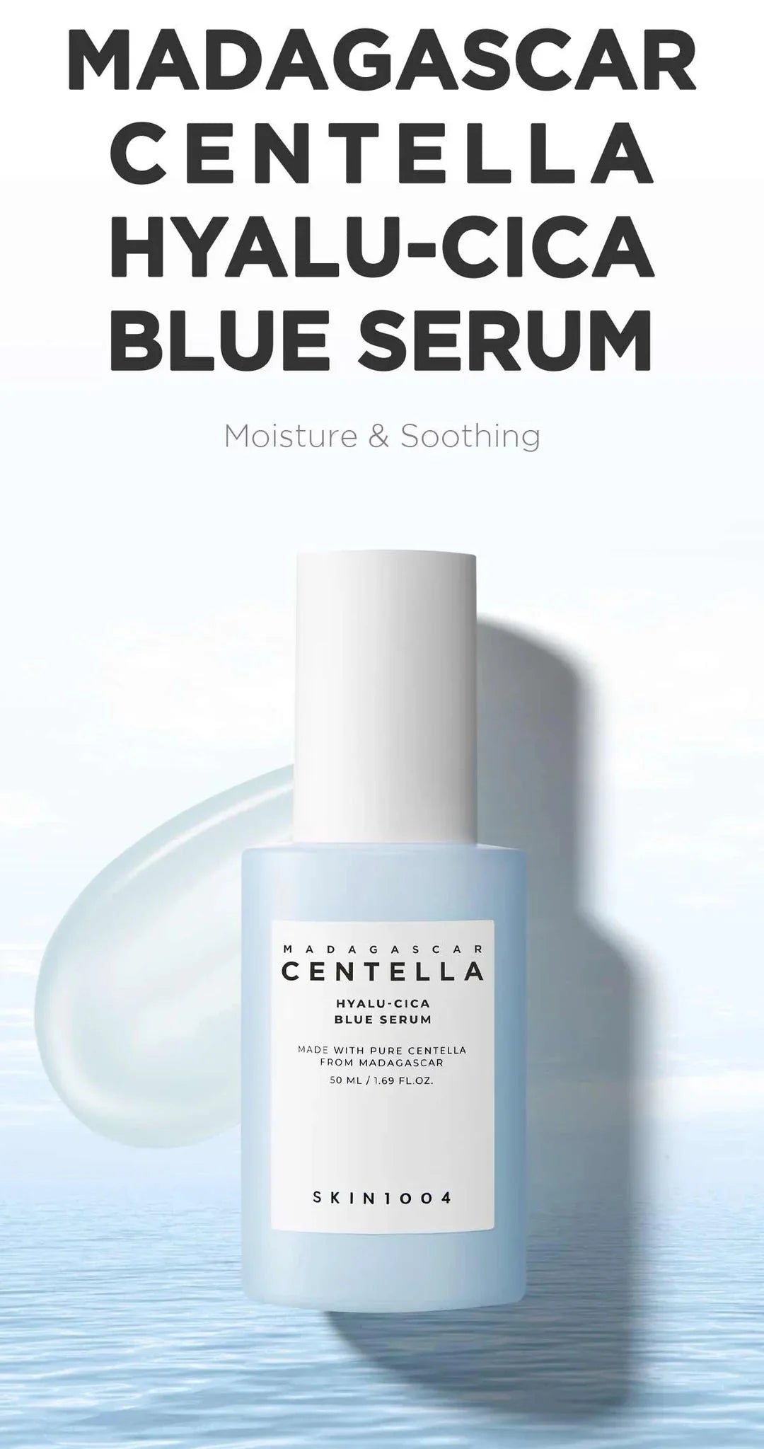 SKIN1004 Madagascar Centella Hyalu-Cica Blue Serum 50ml SKIN1004