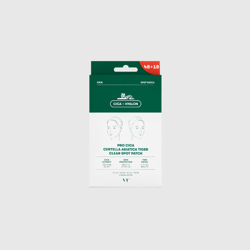 VT COSMETICS Pro Cica Centella Asiatica Tiger Clear Spot Patch