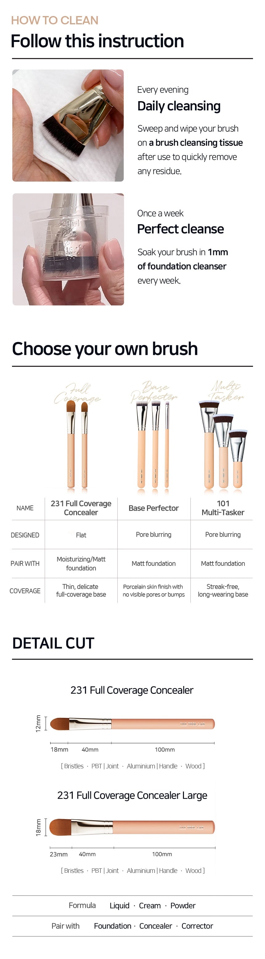 THE TOOL LAB 231 Full Coverage Concealer THE TOOL LAB