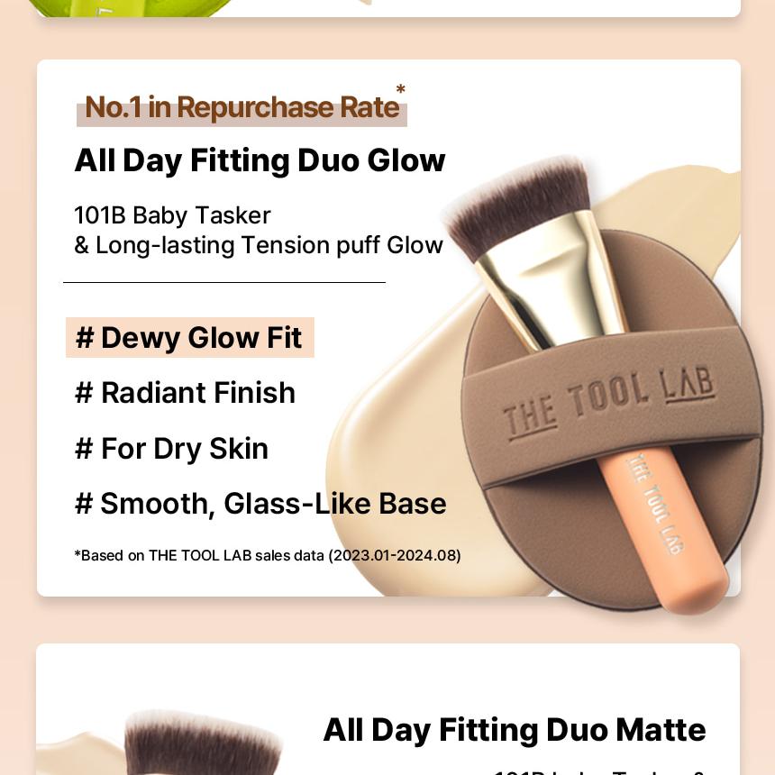 THE TOOL LAB All Day Airy Fitting Duo (AIRY) THE TOOL LAB