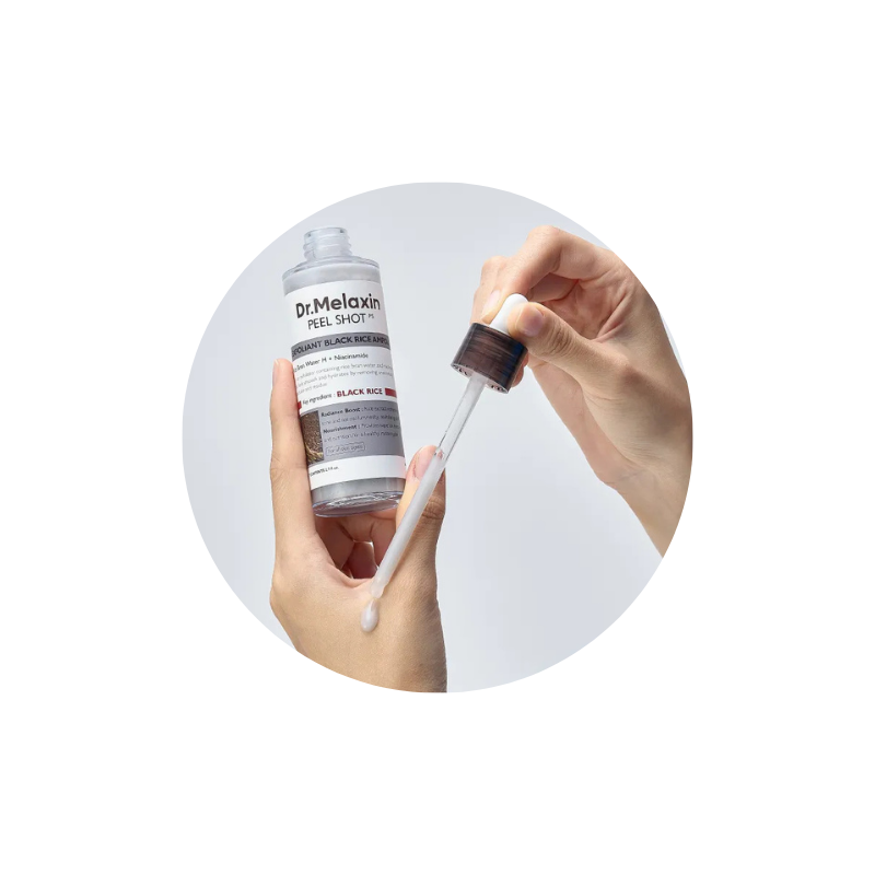 Dr.Melaxin Peel Shot Exfoliating Black Rice Ampoule