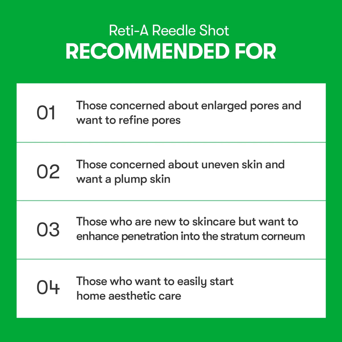 VT COSMETICS 100 RETI-A REEDLE SHOT STICK POUCH (10EA) VT COSMETICS