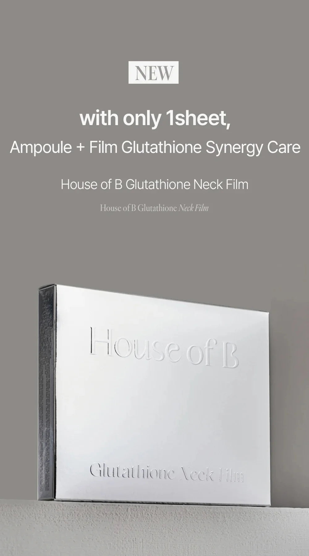House of B Glutathione Neck Film House of B