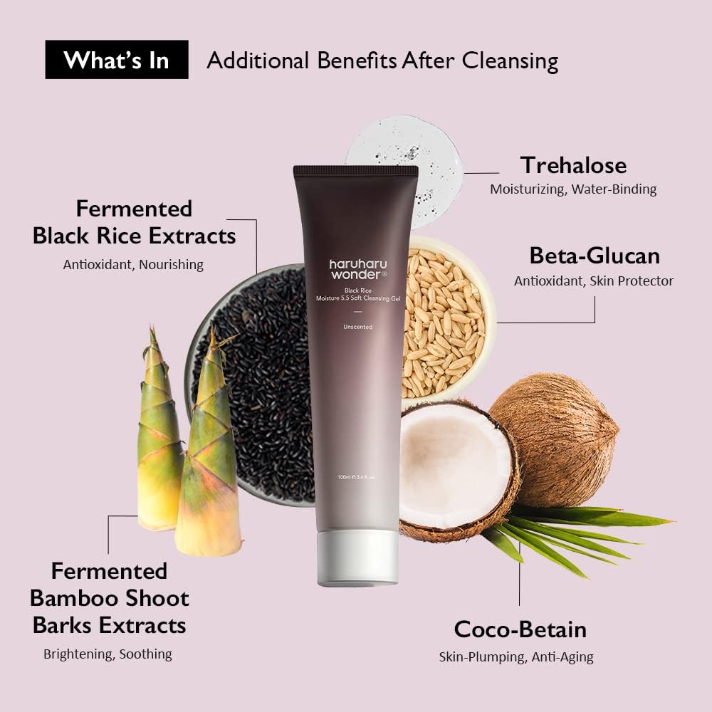 haruharu wonder Black Rice Moisture 5.5 Soft Cleansing Gel haruharu wonder