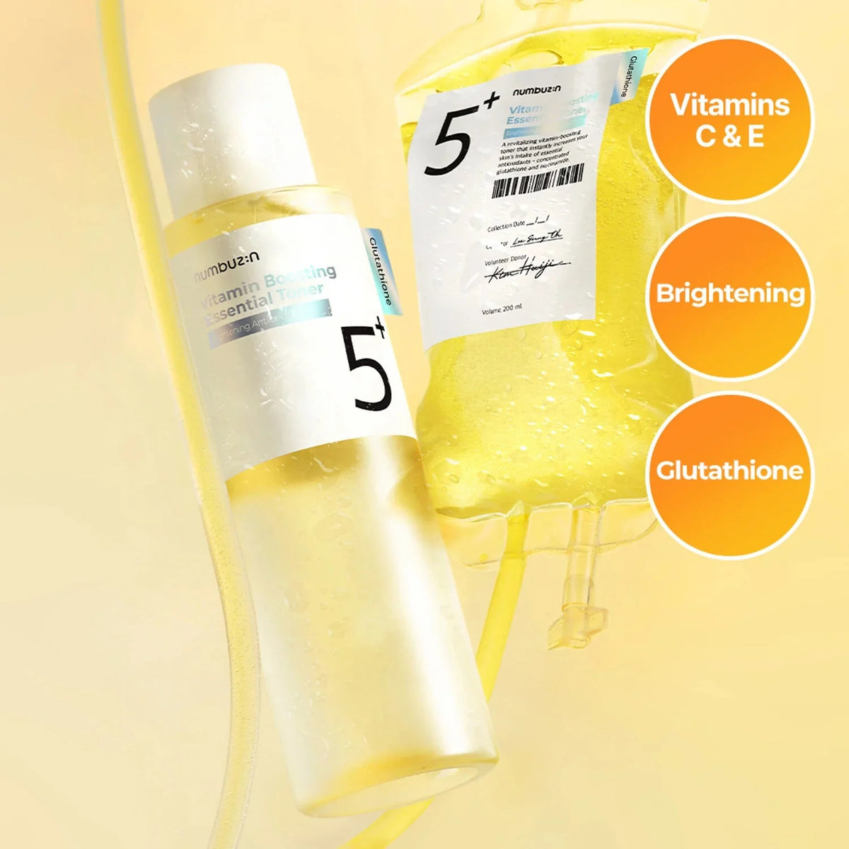 numbuzin No.5+ Glutathione Vitamin Concentrated Toner numbuzin