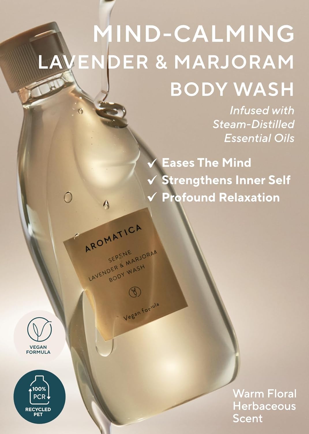 AROMATICA Serene Body Wash Lavender & Marjoram AROMATICA