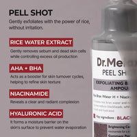 Dr.Melaxin Peel Shot Exfoliating Black Rice Ampoule