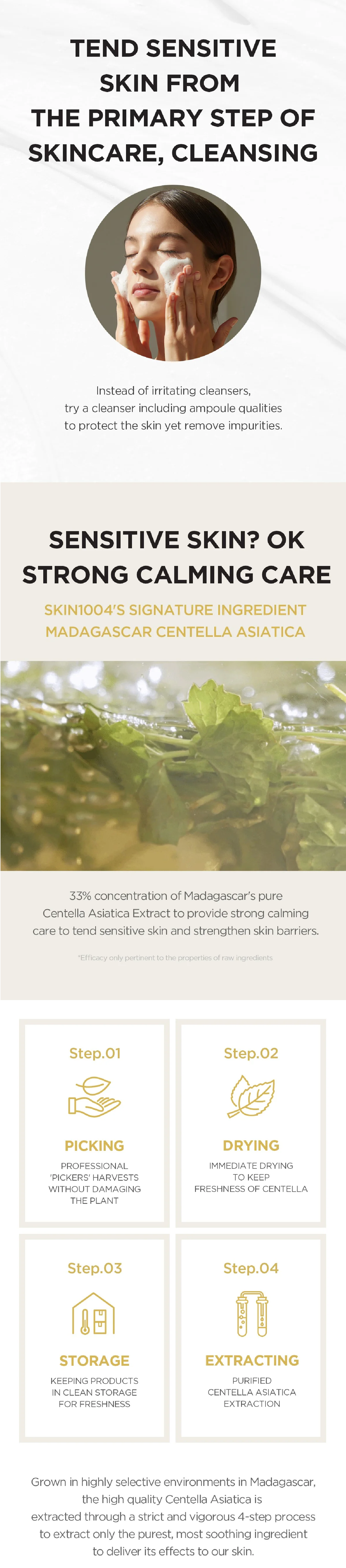 SKIN1004 Madagascar Centella Ampoule Foam SKIN1004