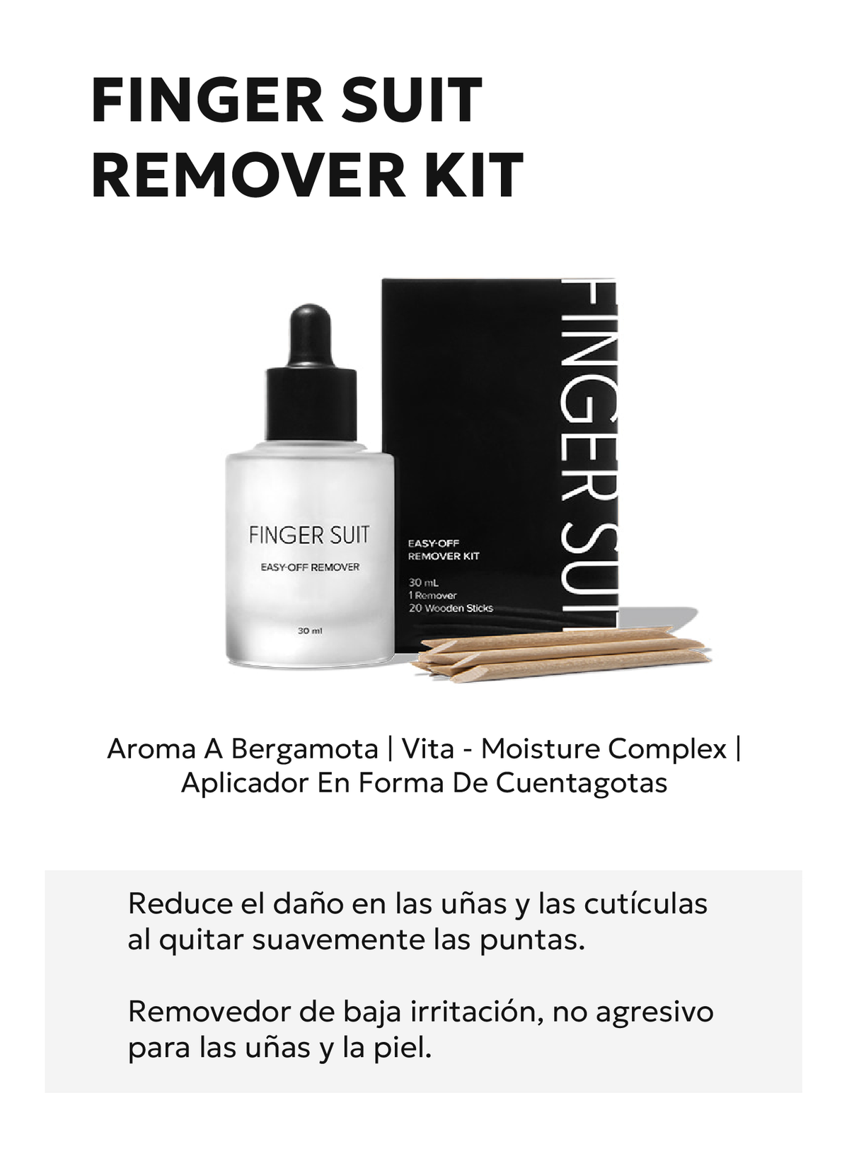 FINGER SUIT Easy-off Remover Kit STORE K BEAUTY