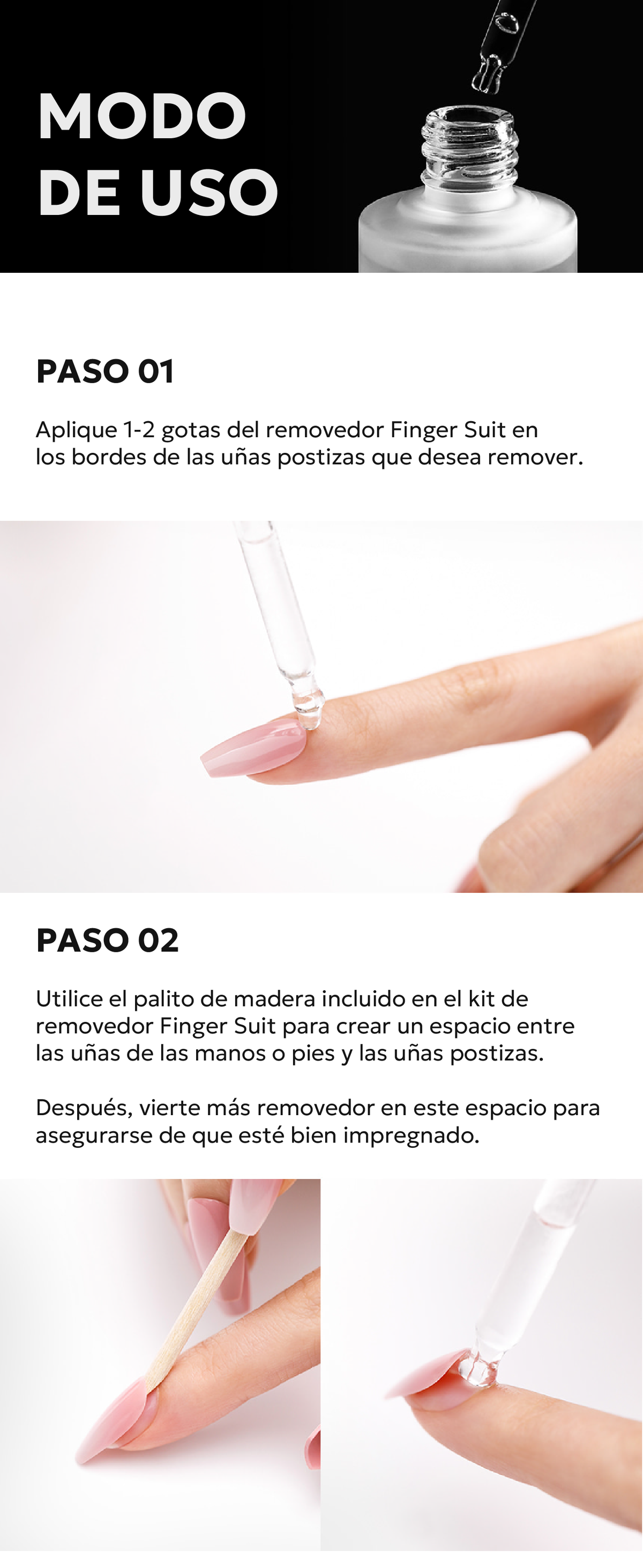 FINGER SUIT Easy-off Remover Kit STORE K BEAUTY