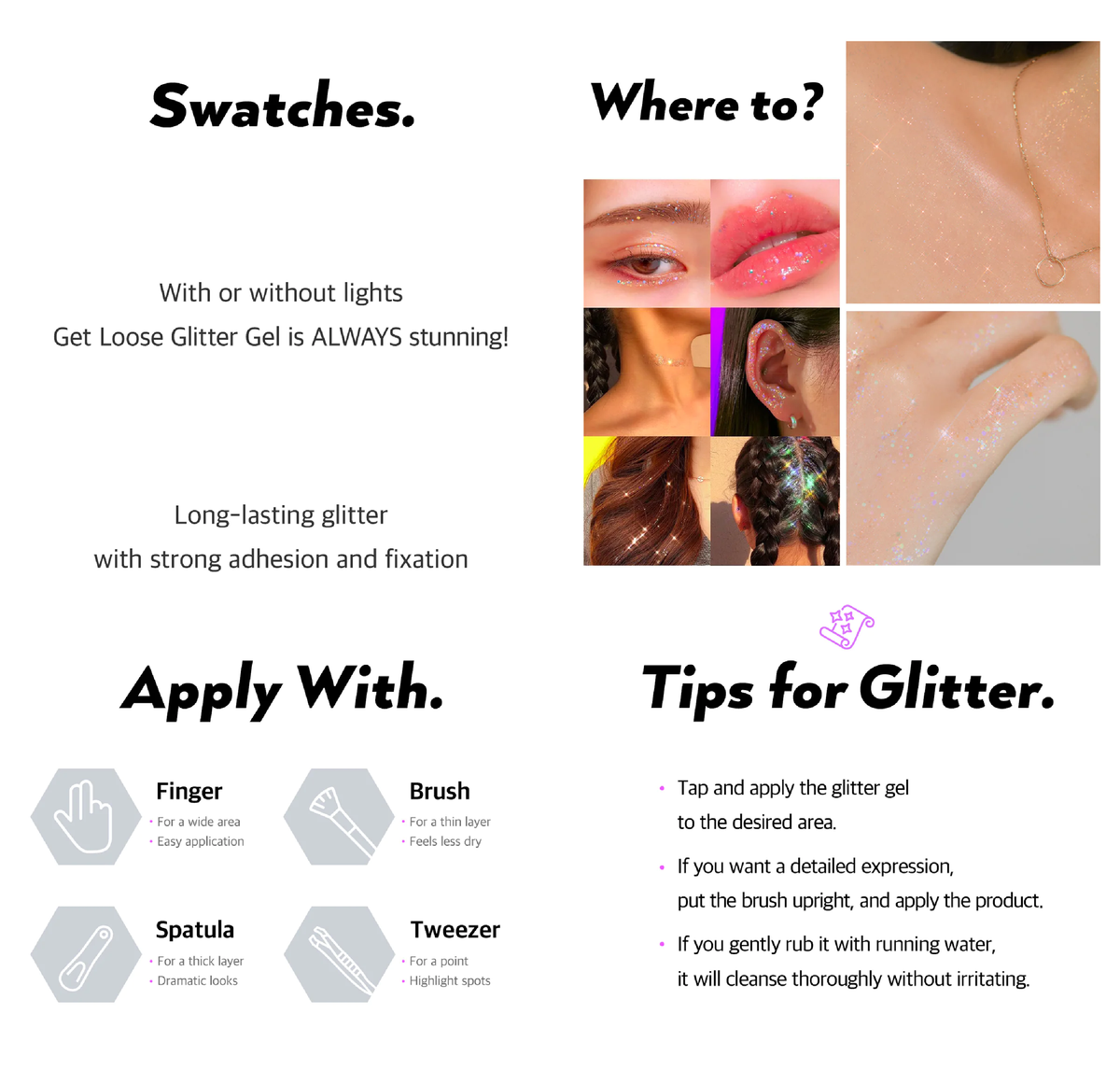 Unleashia Get Loose Glitter Gel Unleashia