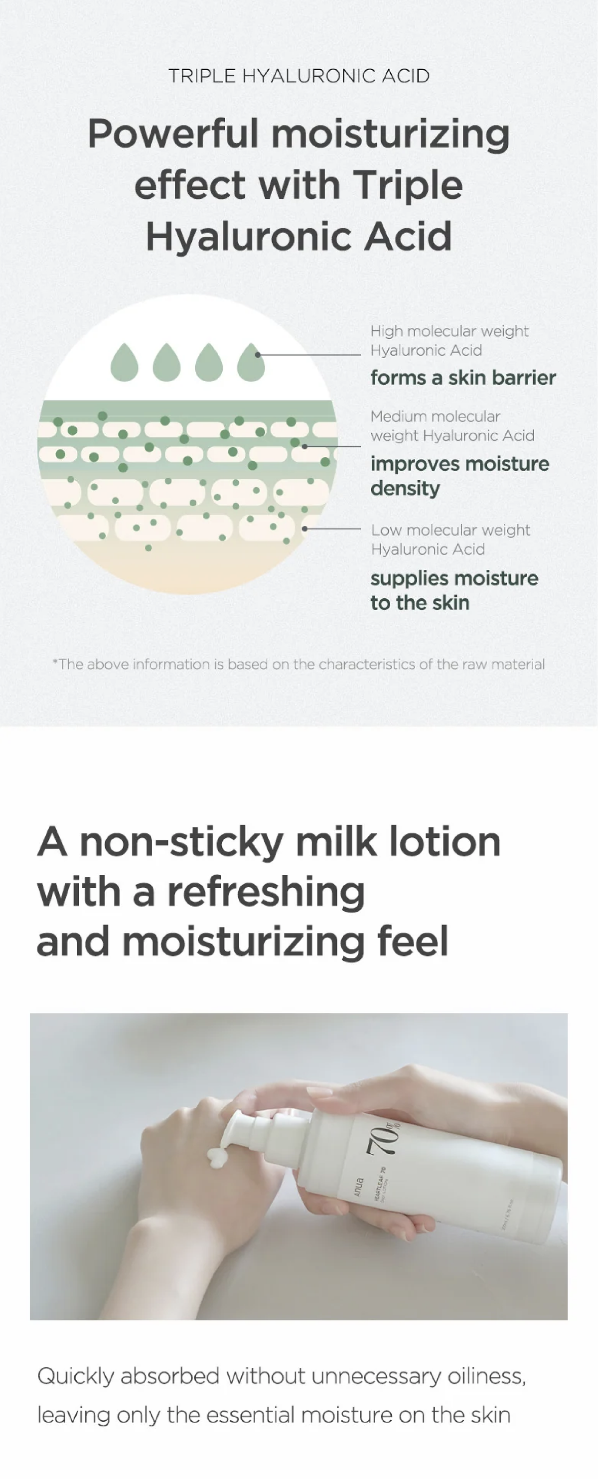 Anua Heartleaf 70% Daily Relief Lotion - STORE K BEAUTY