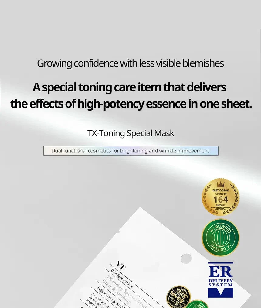 VT COSMETICS TX-TONING SPECIAL MASK VT COSMETICS