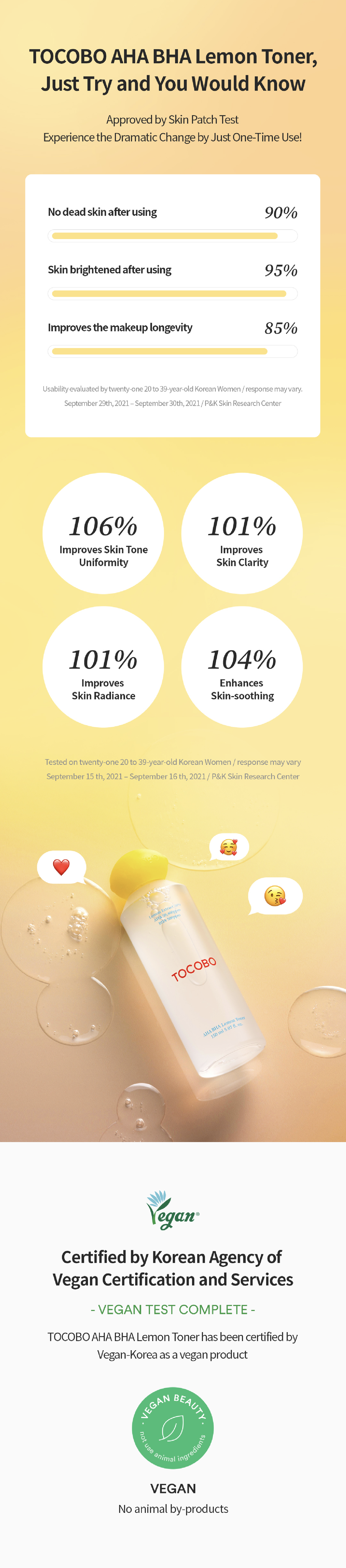 TOCOBO Aha Bha Lemon Toner STORE K BEAUTY
