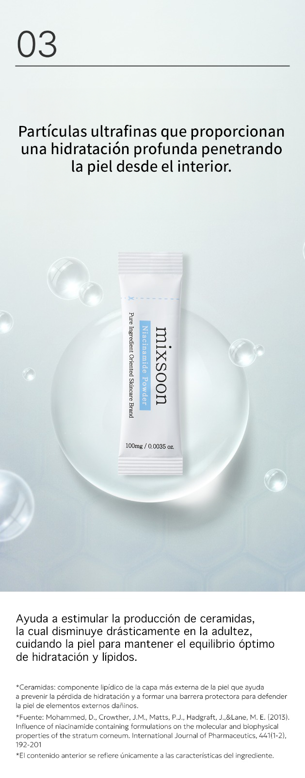 mixsoon Niacinamide Powder Stick (0.1g * 10ea) MIXSOON