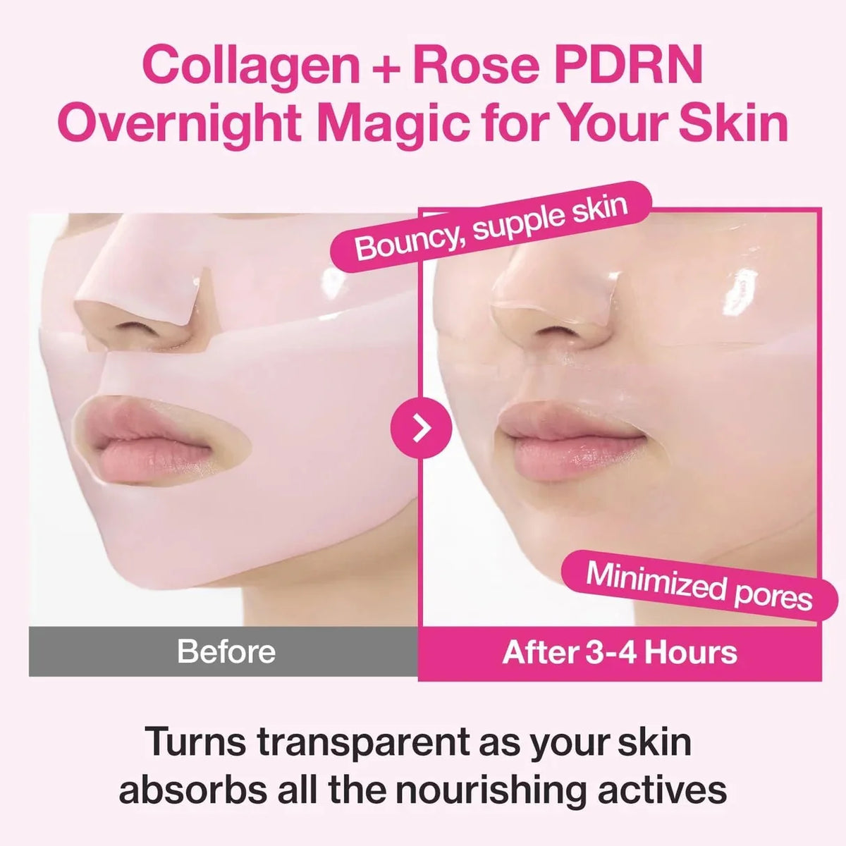 numbuzin No.2 Rose PDRN Overnight Collagen Mask numbuzin