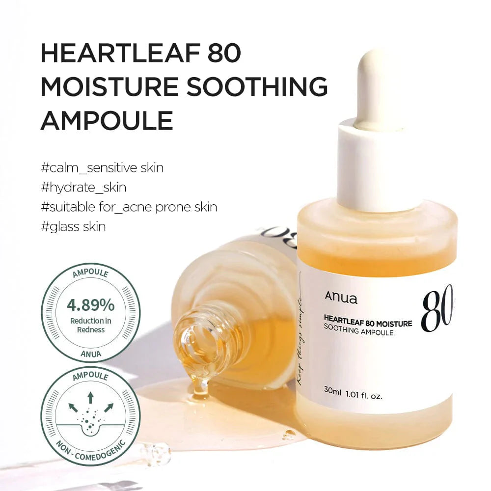 Anua Heartleaf 80% Moisture Soothing Ampoule Anua
