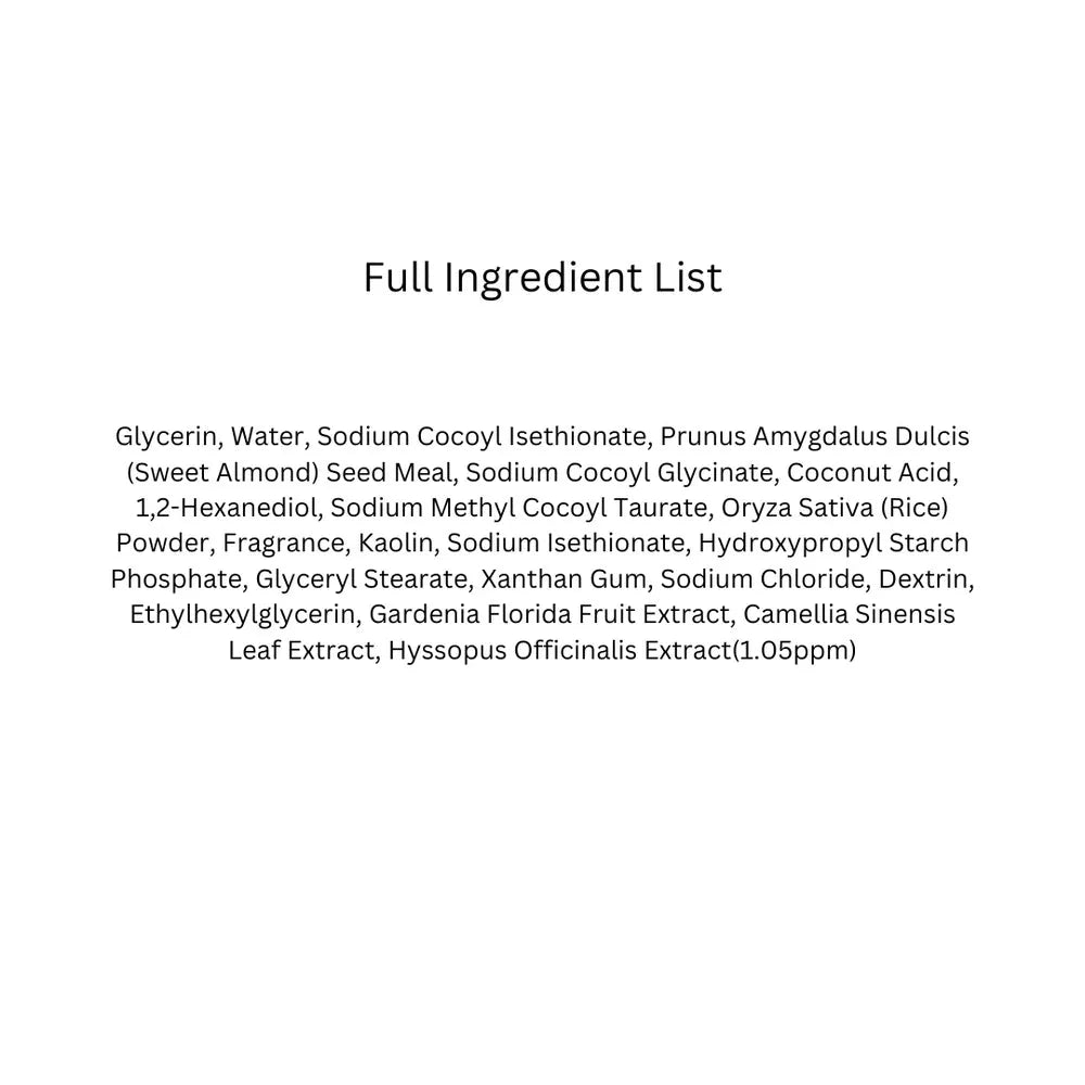 Arencia Fresh Blue Hyssop Rice Mochi Cleanser Arencia