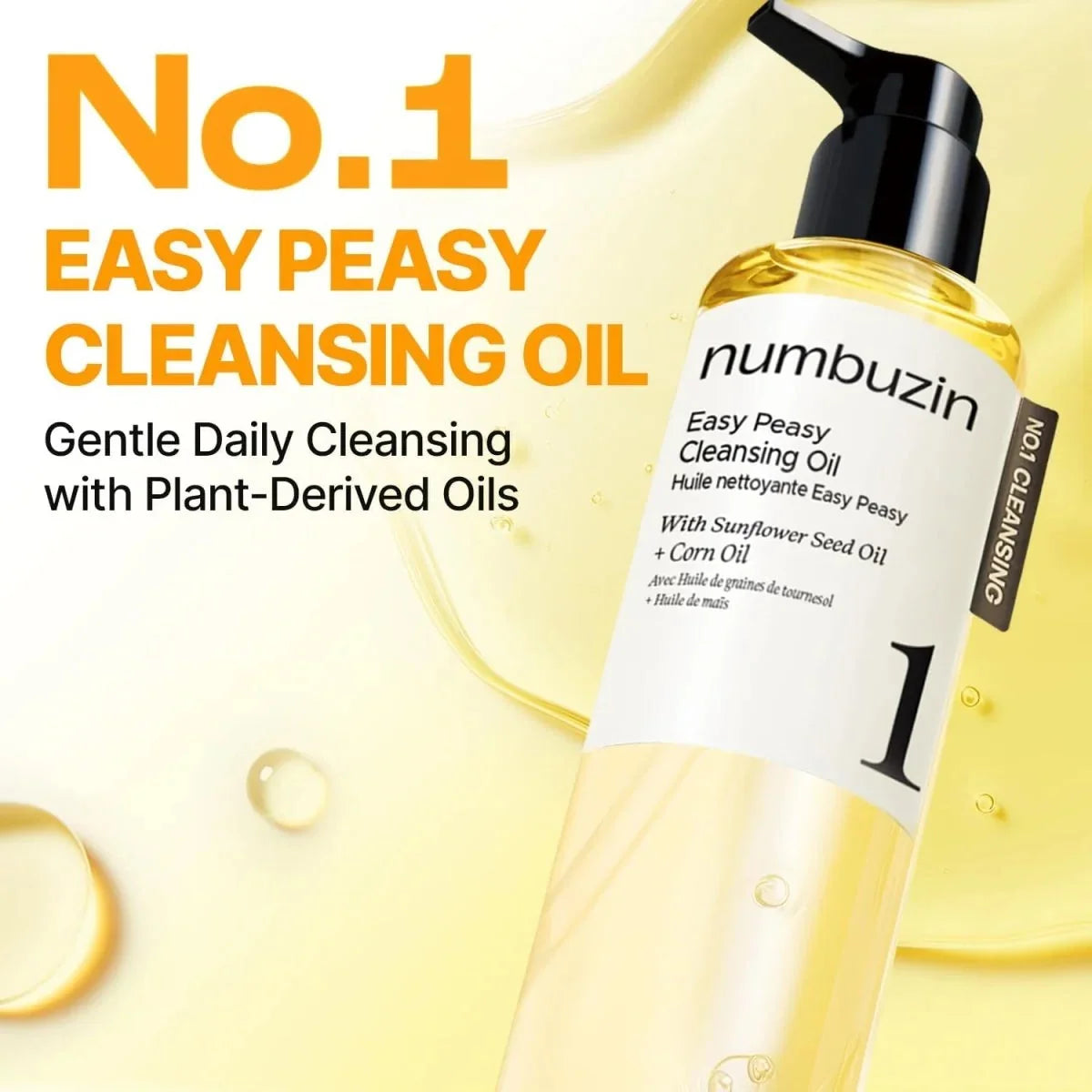 numbuzin No.1 Easy Peasy Cleansing Oil numbuzin